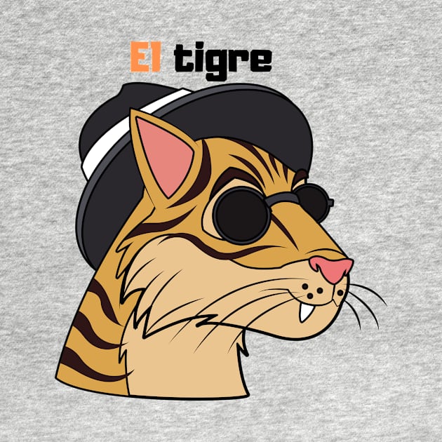 EL TIGRE MEN TSHIRT Funny and Cute by souhailstore